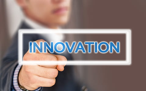 Innovation text overlay thumbnail