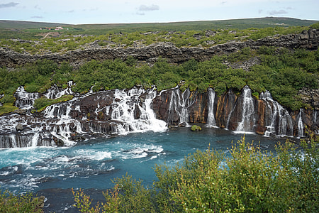 Waterfalls and Landscape in Iceland thumbnail