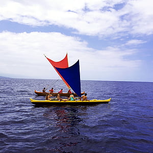 two sailboats in the middle of water thumbnail