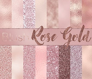 Blush Rose Gold Textures