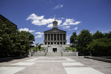 Tennessee State Capital with courtyard in Nashville thumbnail