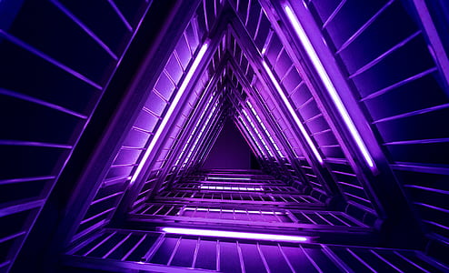 photo of purple and black triangular alley wallpaper thumbnail