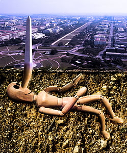 wooden figure on land thumbnail