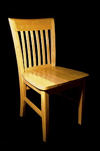 brown wooden chair thumbnail
