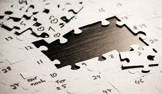 white jigsaw puzzle thumbnail