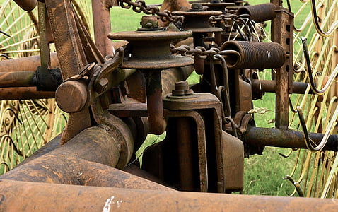 brown industrial machine with rusts thumbnail