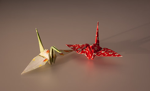 two bird origami papers thumbnail