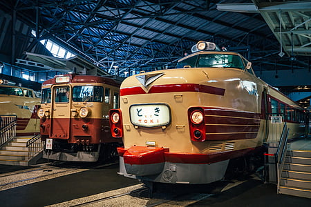 brown-and-red trains thumbnail