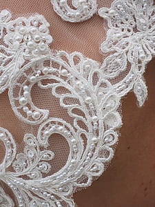 white crochet textile thumbnail