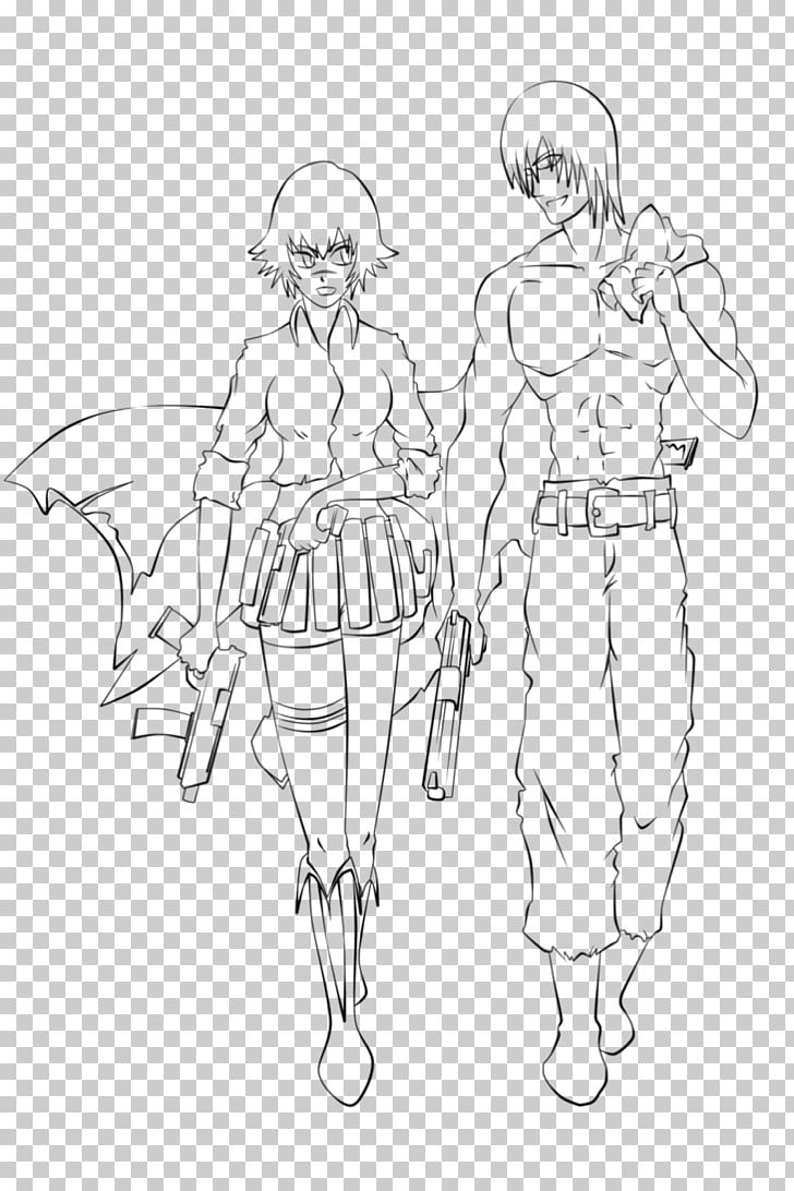 drawing line art cartoon