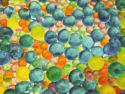 blue, orange, and yellow decor thumbnail