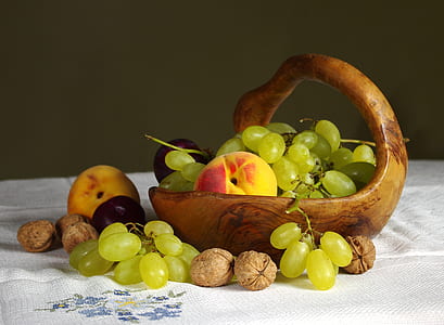 assorted fruits in basket thumbnail