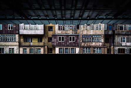 architecture, building, look, city, balcony, street thumbnail