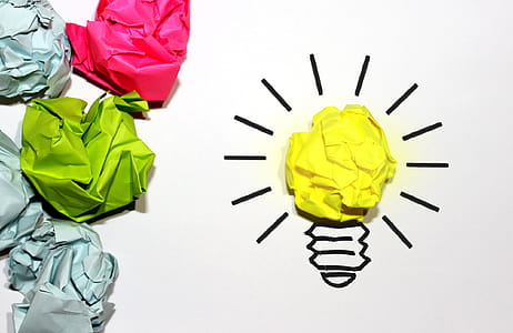 Crumpled Paper Balls - Idea Concept thumbnail