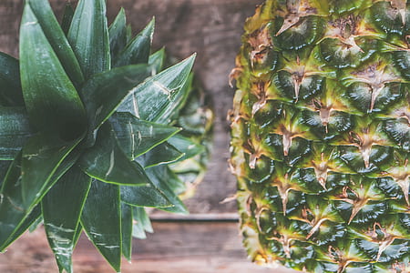 Closeup Photo of Two Pineapples thumbnail
