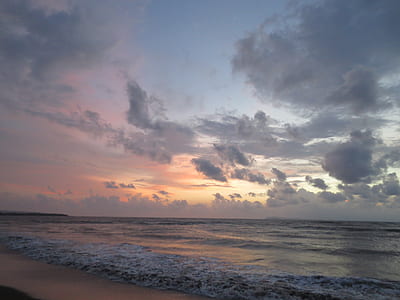 seashore during golden hour thumbnail