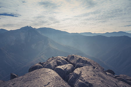 top view of mountain during daytime thumbnail