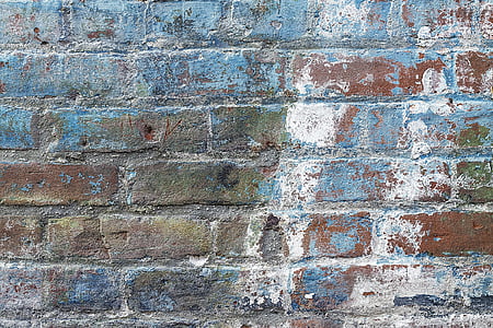 blue, white, and brown concrete wall thumbnail