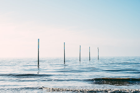 Poles in sea thumbnail