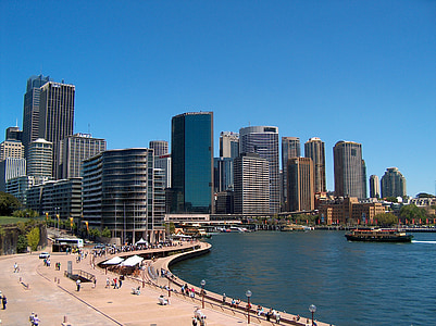 city near the body of water at daytime thumbnail