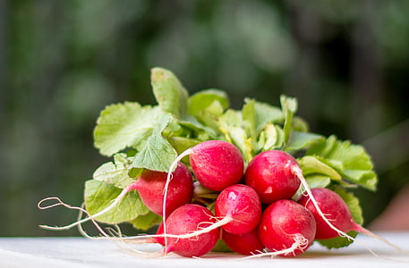 green leafy vegetable near red fruits thumbnail
