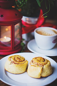 cinnamon breads on plate thumbnail