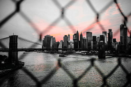 grayscale photography of buildings thumbnail