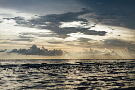 sea, dawn, landscape, nature thumbnail