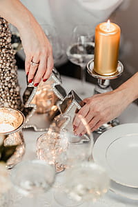 Silver Christmas decorations thumbnail