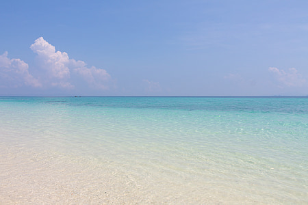 white sand on beach thumbnail