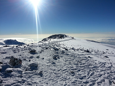 two person standing on snow covered mountain thumbnail