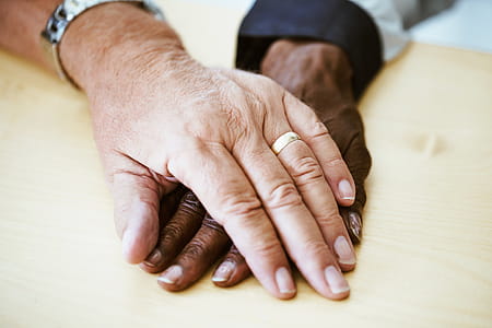 Aged Couple Hands Photo thumbnail