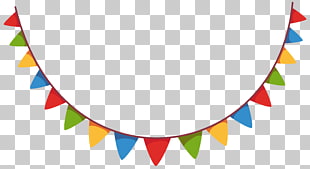Pennon Flag Banner Party Bunting Triangle Flags Blue And