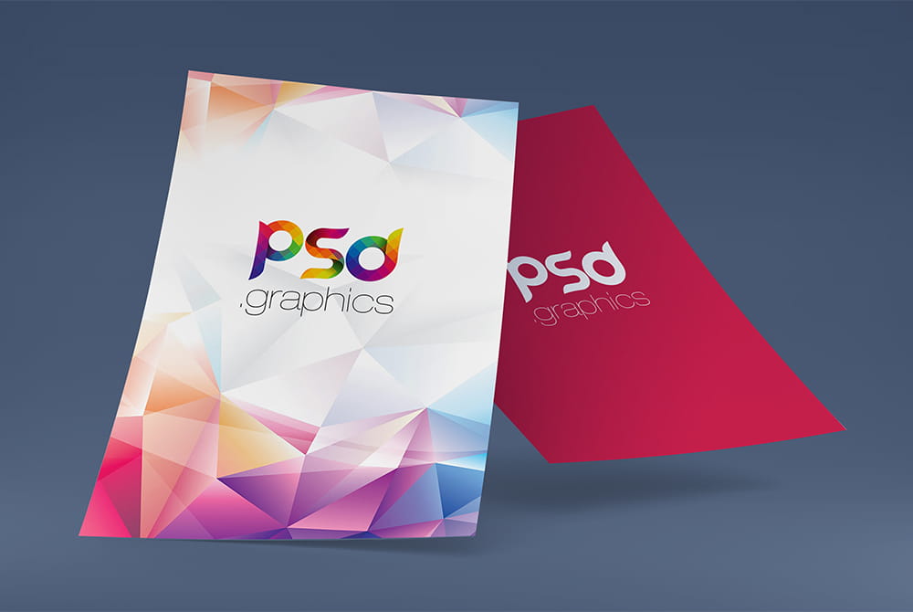 A4 Poster Mockup Free PSD psd file