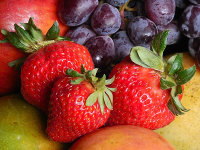 three red strawberries thumbnail