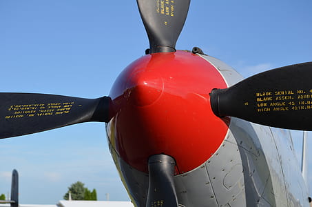red and gray aircraft propeller thumbnail