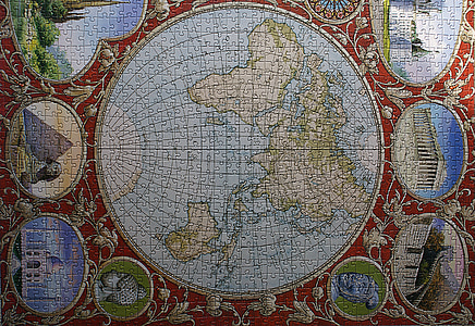 old world map jigsaw puzzle thumbnail