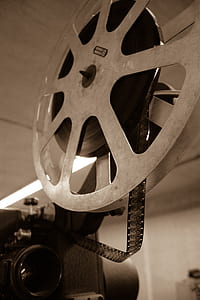 closeup photo of film reel thumbnail