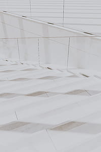 Modern white building, EDP Headquarters of architect Aires Mateus, Lisbon, Portugal thumbnail