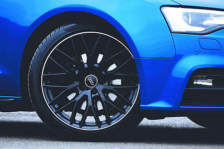 Closeup shot of an alloy car wheel thumbnail