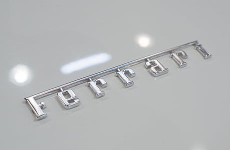 close-up photo of Ferrari emblem thumbnail