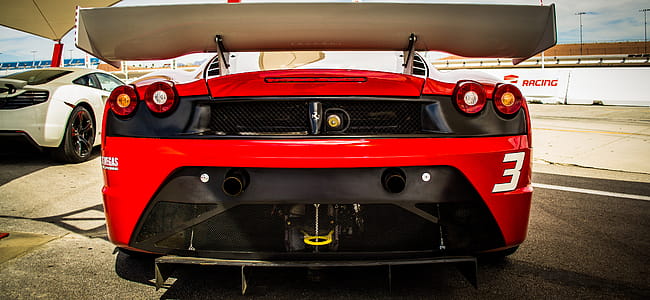 Red Racing Car With Spoiler thumbnail