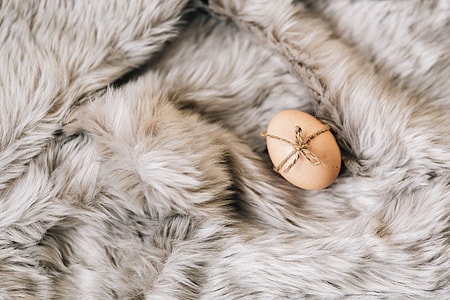 Wire mesh basket with fresh farm eggs thumbnail