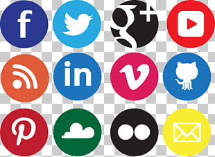 Social media Social network Icon design Icon, Social Icons Transparent Background, website logos PNG clipart