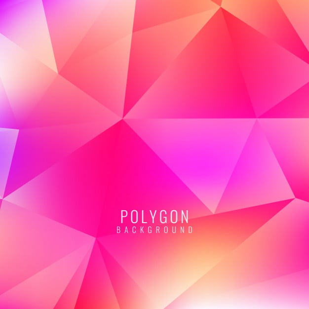 Polygonal background, bright pink eps file