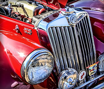 photo of classic red MG vehicle thumbnail