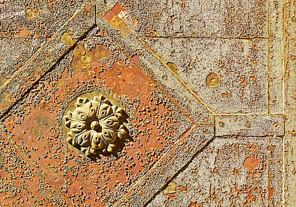 orange and gray concrete wall decor thumbnail
