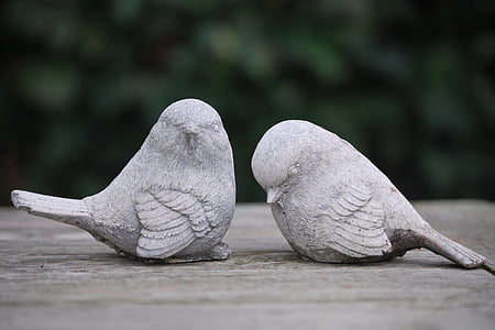 two bird ceramic figurines thumbnail