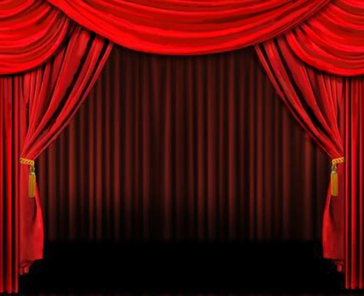 Theater Drapes And Stage Curtains Theatre Stage Png Clipart
