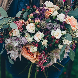 multicolored flower bouquet thumbnail
